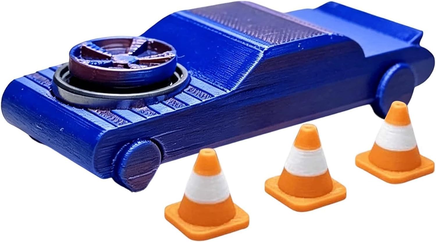 3D Printed Drift Car Fidget Toy, Mini Pocket Drift Car with Spinner, Fun Drifting Action Design, Pocket-Sized Fidget, Smooth Spinning Action, Stress Relief Desk Gadget, Great for Office & Home