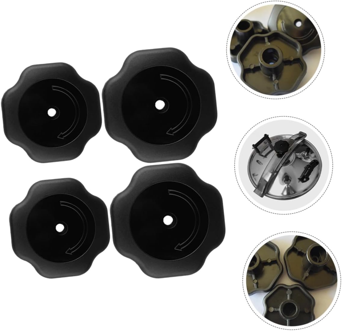 4pcs Pressure Cooker Top Knob Replacement Stove Cover Knobs Handles Heat Resistant
