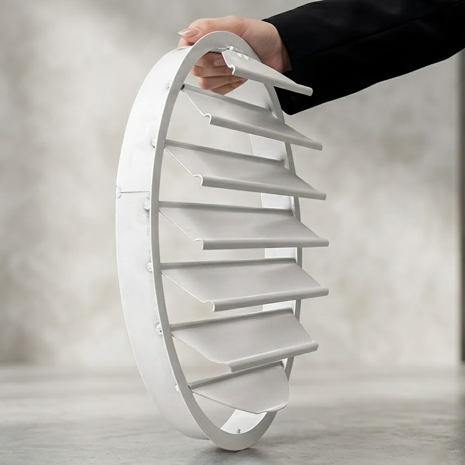 Rejilla de Ventilación de Aluminio con Cierre Automático por Gravedad | Rejilla de Extracción para Interior y Exterior, Compuerta Antirretorno Automática con Rejilla(20in(51cm))