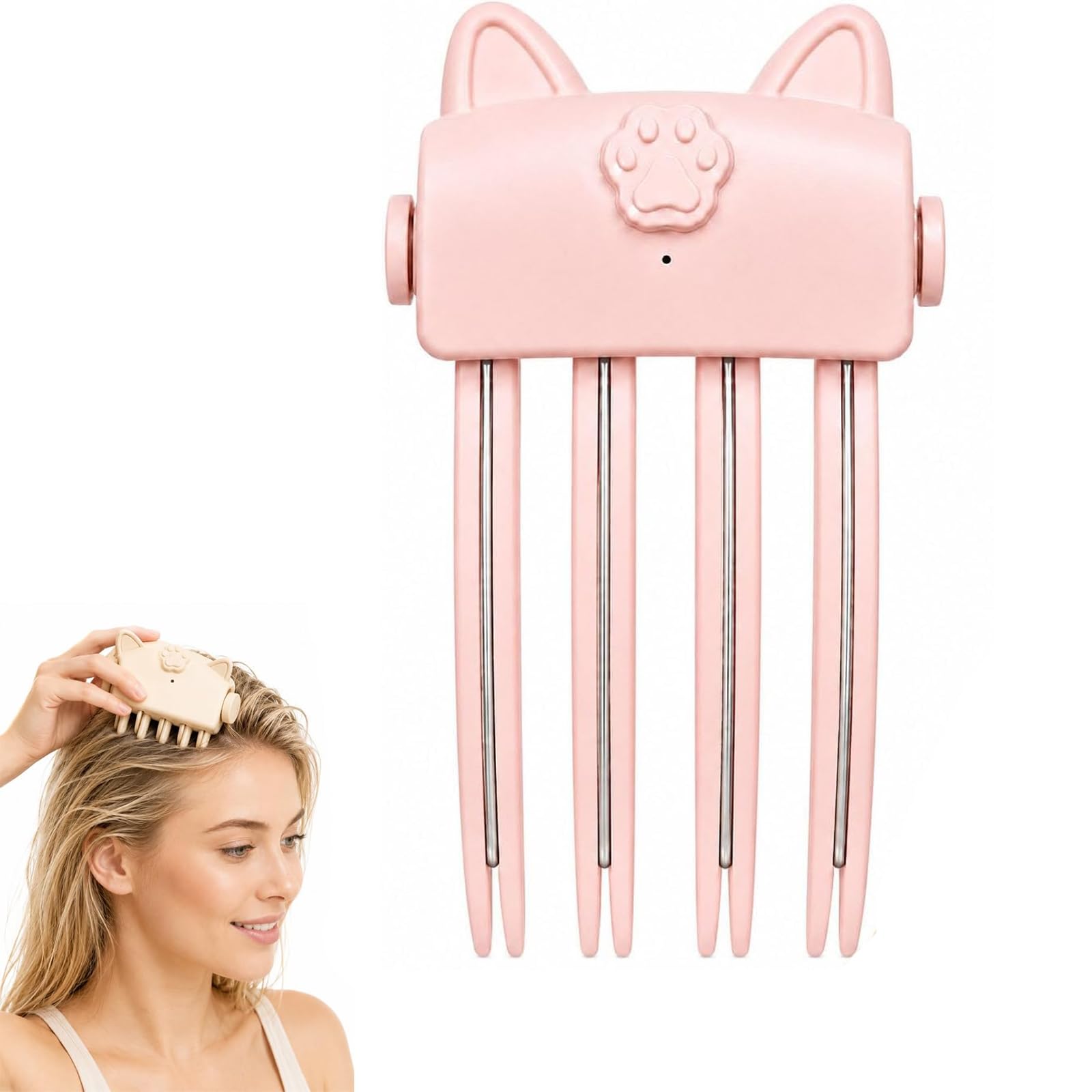 Clip per sollevamento radice volumizzante riscaldata senza fili (Pink)