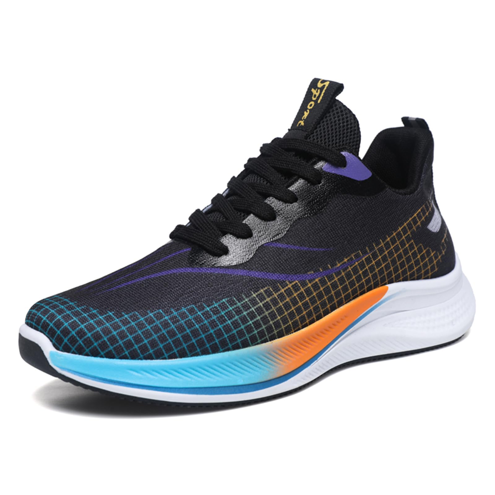 Mens Athletic Running Shoes Lightweight Mesh Walking Shoes Workout Trail Sneakers Outdoor Jogging Shoes for Men