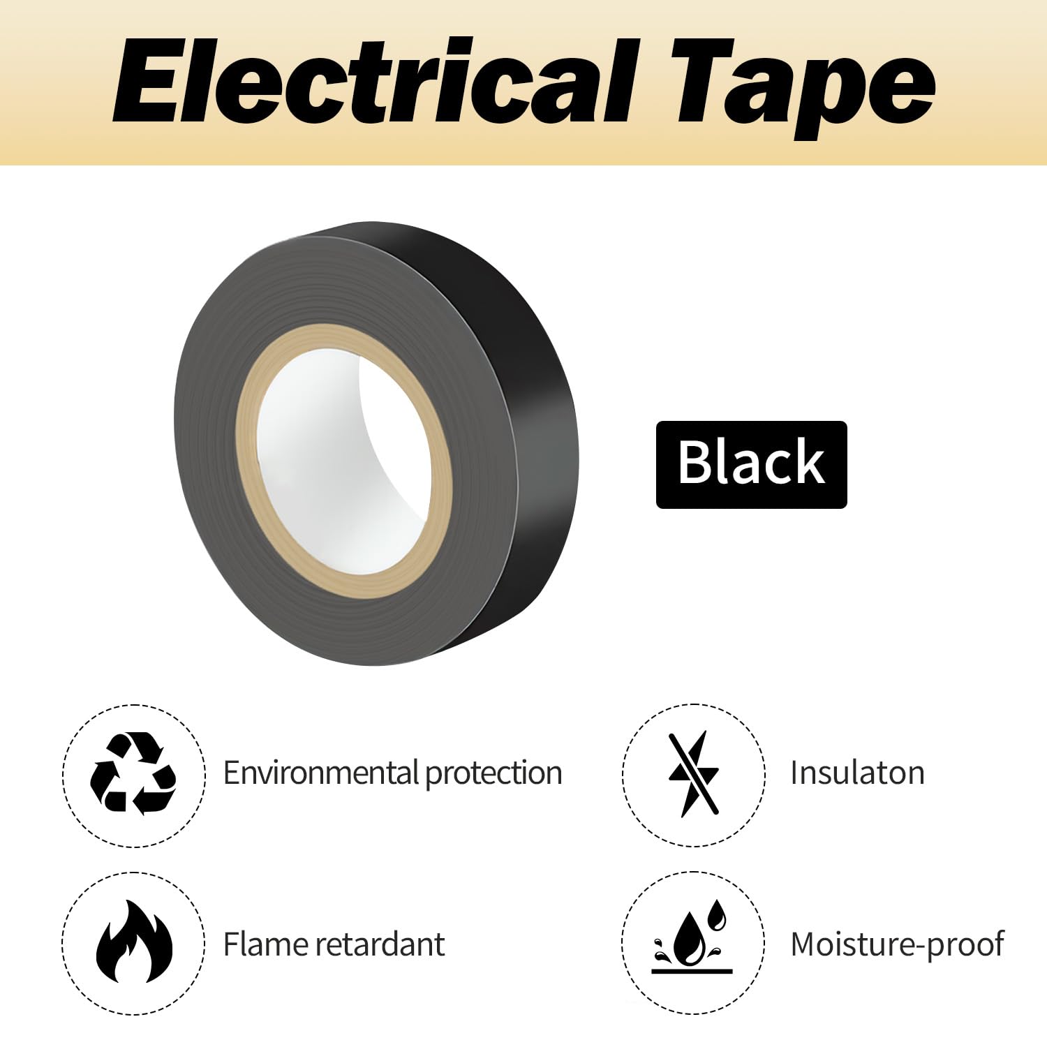 Duccinp Black Electrical Tape - Image 4