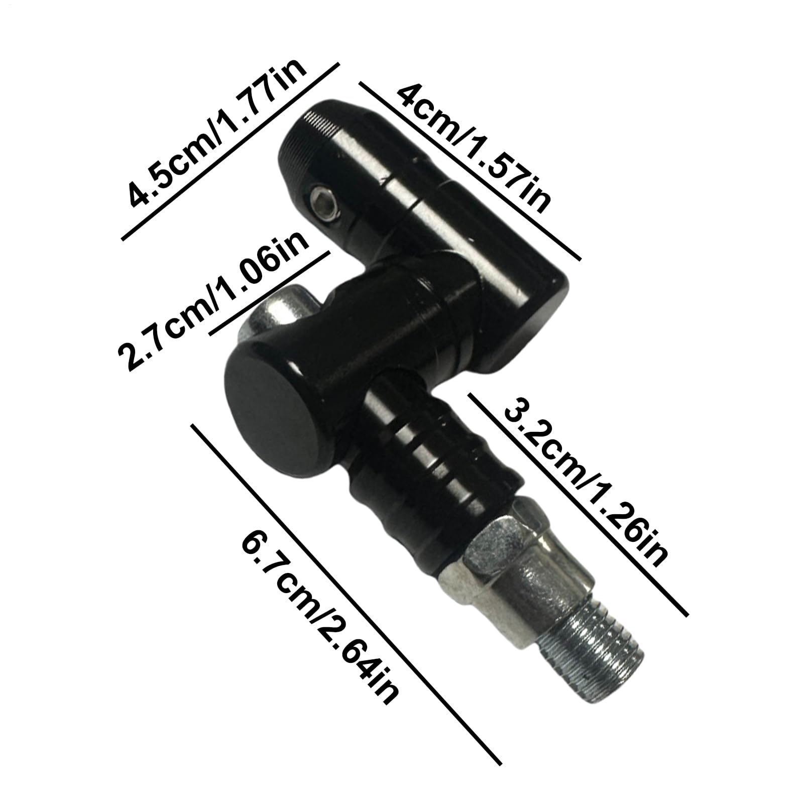 Extensores Para Espejos De Motocicleta Accesorios | 2 Piezas Elevadores Para Moto Conector,Diseño Extensible De Repuesto Para Entusiastas De Aventura Y Desplazamientos