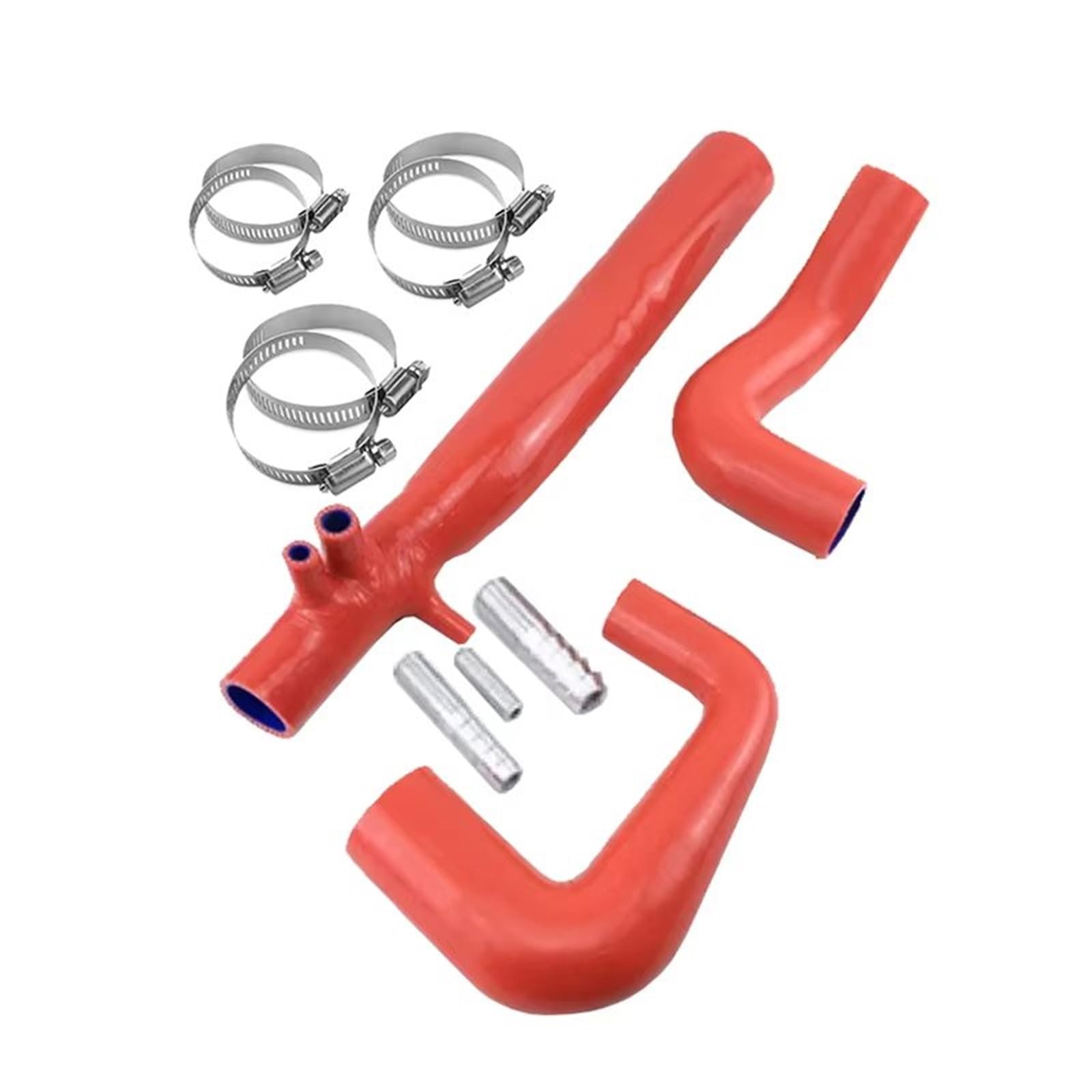 Rcuihgfb Red Radiator Bypass Hose Compatible With Smart For Roadster 2003 2004 2005 2006 Two For Turbo Silicone Engine Coolant Radiator Induction Hose Pipe 3Pcs(Red)