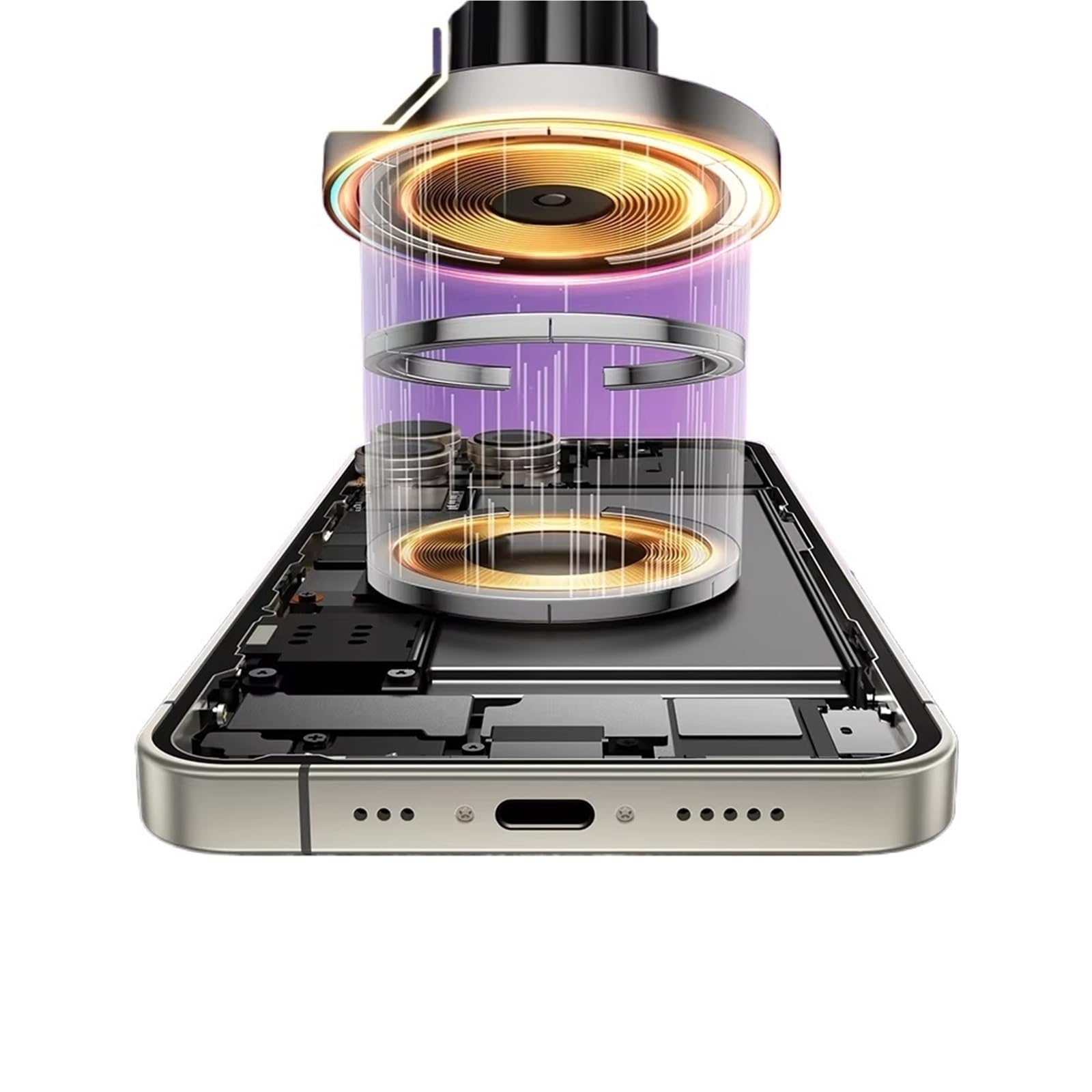 Per IPhone 16 15 14 13 Per Pro Per Ricarica Per Max Caricabatteria Auto Magsafe RGB Essager 15W Supporto Magnetico Telefono Auto Wireless Porta Cellulare Auto