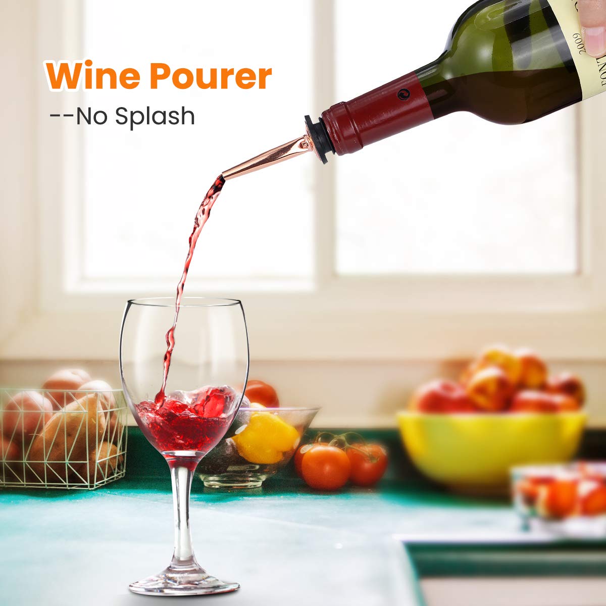 Godmorn ワインボトルオープナー　ローズゴールド Amazon | Godmorn ワインボトルオープナー ウィングコルク