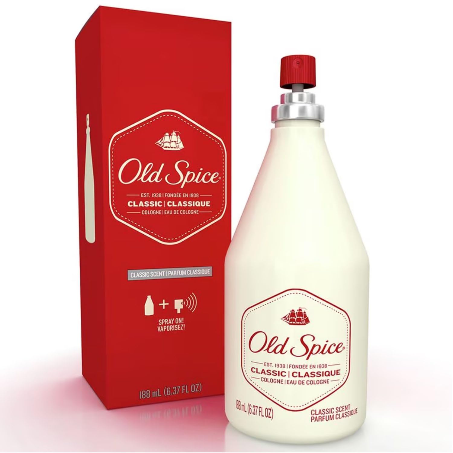 Old Spice EDU Classic Cologne Spray - 6.375 Oz : Amazon.ca: Health