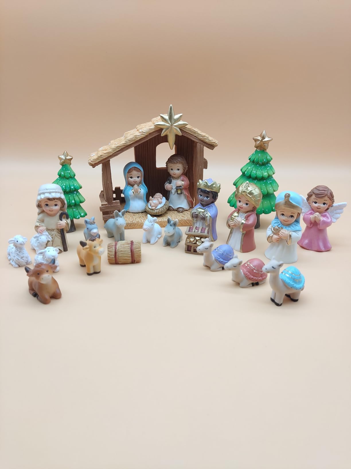 krippen spielzeug Krippen-Adventskalender 2025 Kinder, Krippengeschichte Geschenke für