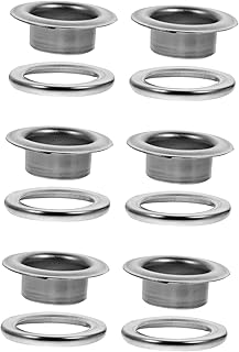 AOKWAWALIY Traje 500 Conjuntos De Kits De Arruela De Botão Ilhós Para Sapato De Tecido Ilhós Roupas Acessórios De Fixação De Cortina Ilhós De Couro Ilhós De Costura Palmilha Flexível De