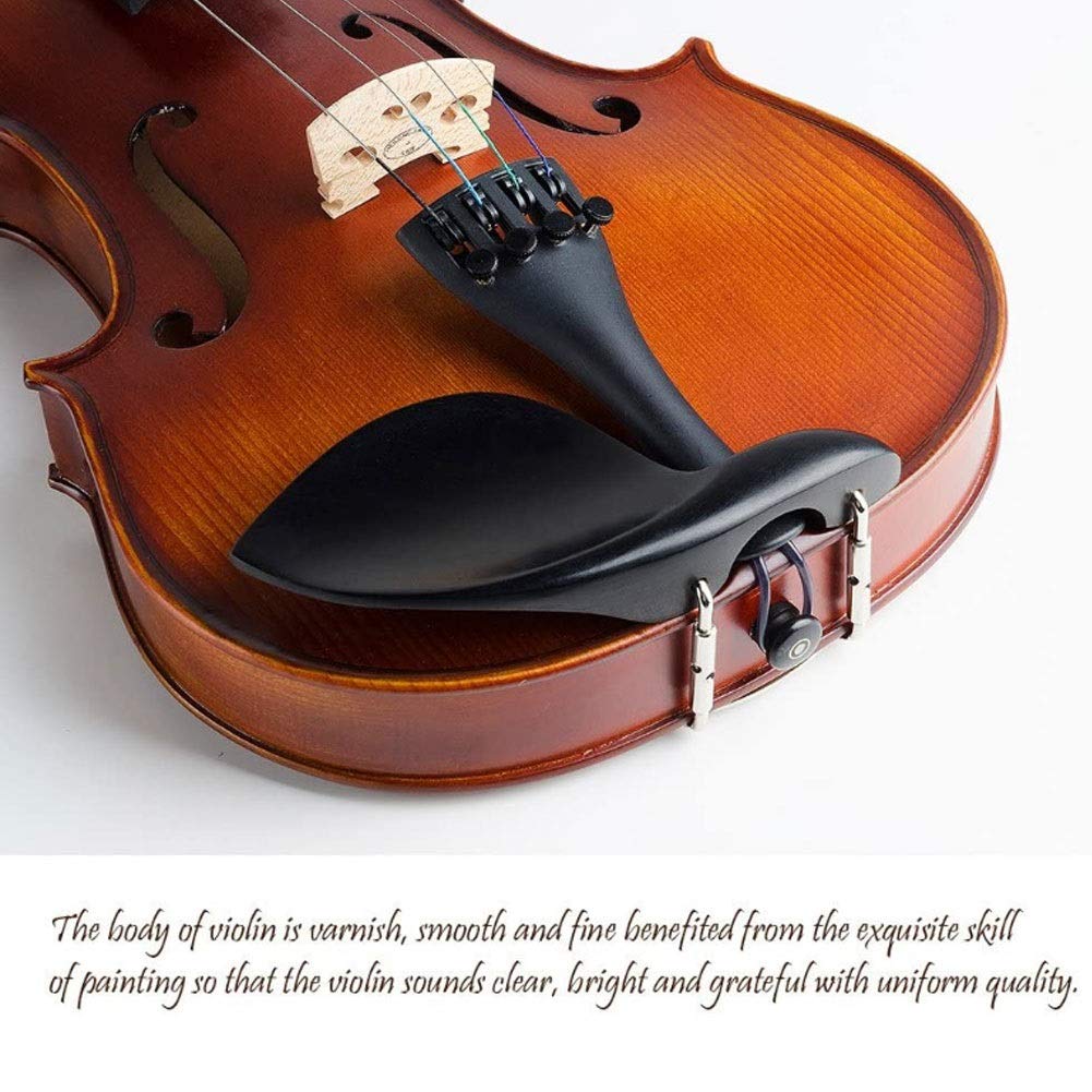 Violino Standard da Studente, per Principianti, 4/4 Violino Acustico Violino Full Size con Custodia for Violino, poggiaspalla, colofonia e Corde for Violino for Studenti Adulti Principianti (Size : 1