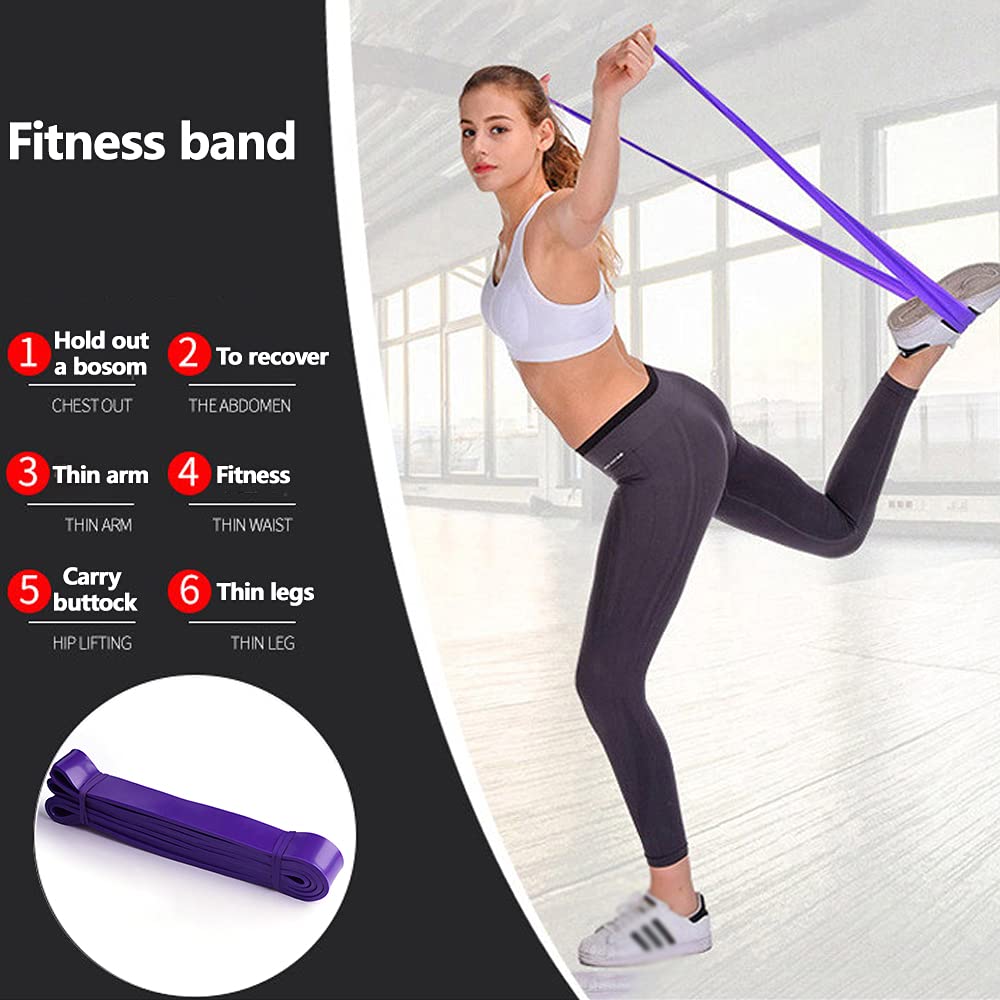 Un ensemble de 5 bandes de fitness, bandes et bandes de résistance, utilisé pour la gymnastique forte, la danse, la récupération de force, l'entraînement des jambes et des fesses