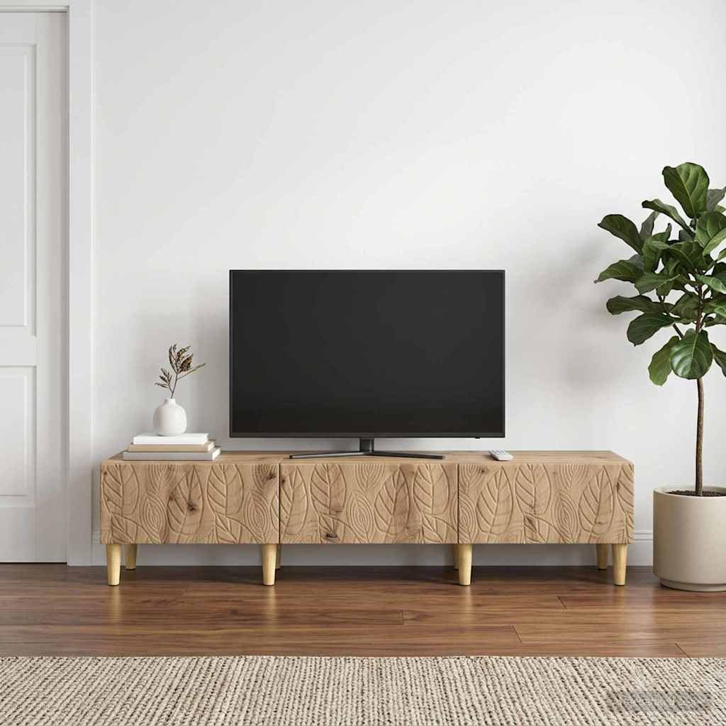 Hothingwell TV-Bank, 147 x 34,5 x 30 cm, aus Holz | Vintage-Stil; Aufbewahrungsschubladen; einfache Pflege mit feuchtem Tuch; für Wohnzimmer