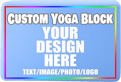 Miniatura 2 de Bloques de yoga personalizados con logotipo de texto de imagen, espuma EVA, ladrillos de yoga ligeros para yoga, pilates, estiramiento, meditación,