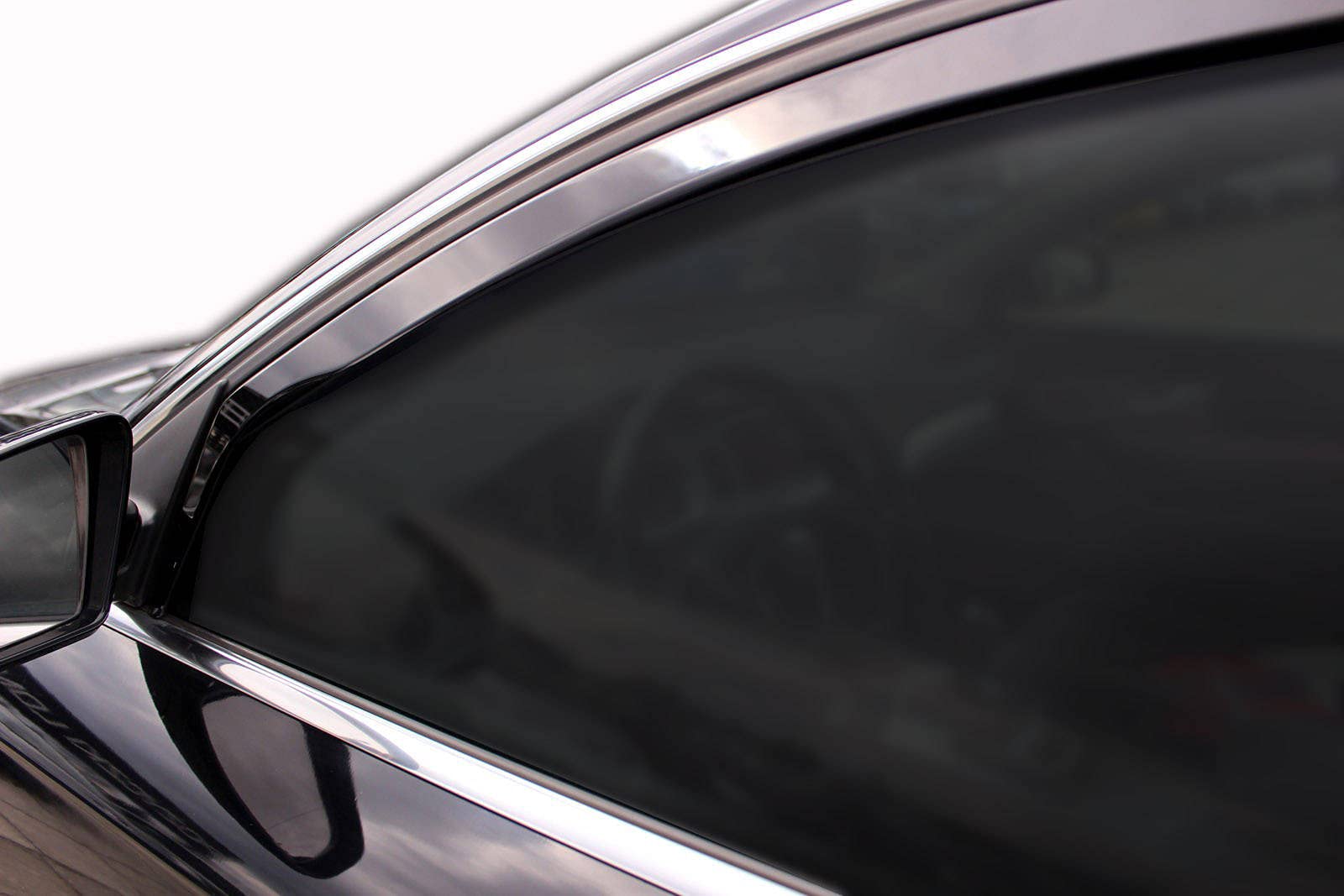 J&J AUTOMOTIVE Windabweiser für Audi A6 C6 2004-2011 4tlg, Heko Regenabweiser Vorne Hinten Getönt