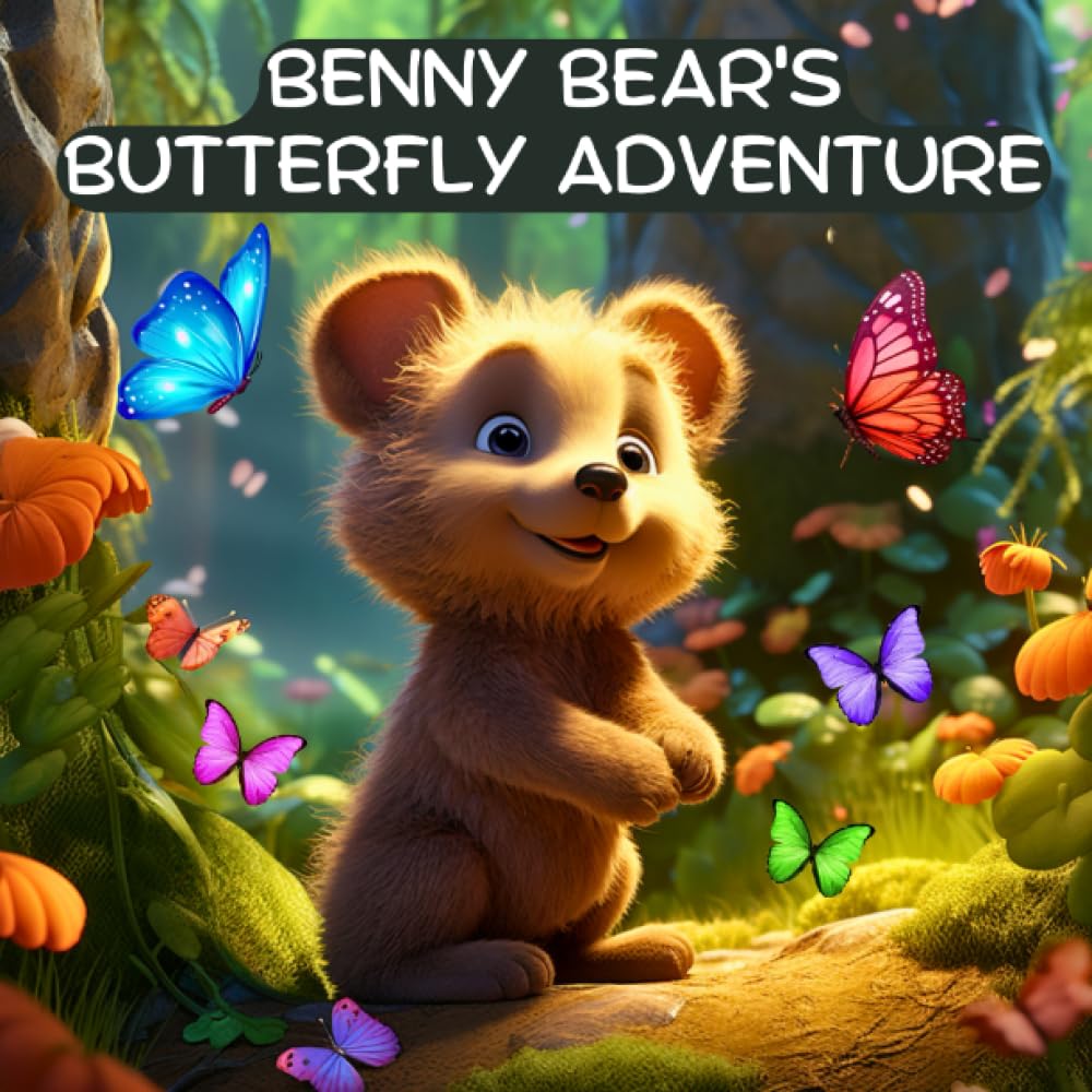 Benny Bear's Butterfly Adventure: A Baby Bear Tale of Friendship and Courage (Toddlers' First Bedtime Stories)