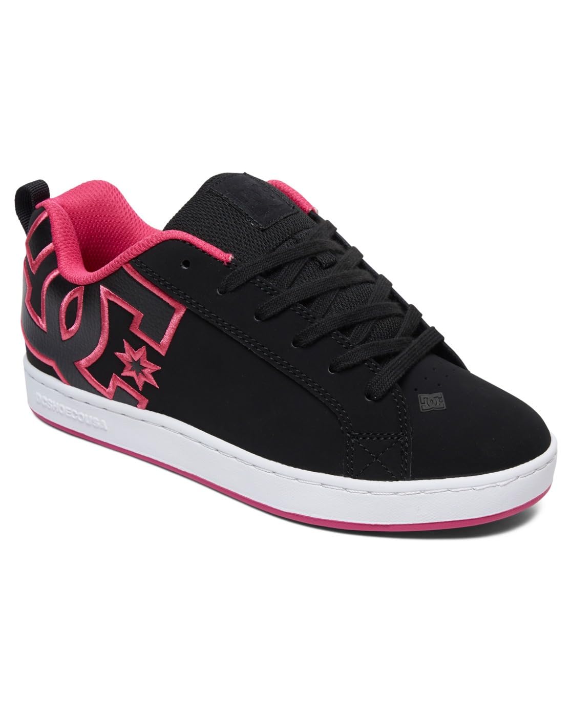 Dc Shoes Women Court Graffik WM Black/Pink Stencil 8 UK 42 EU