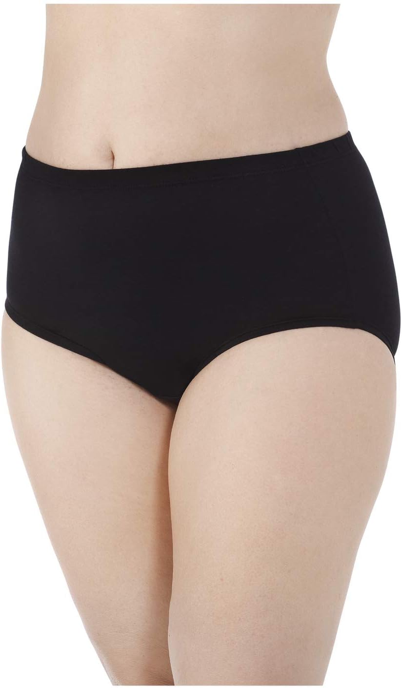 Fruit Of The Loom Women's Plus-Size 5 Pack Fit For Me Breathable Brief, Assorted Color - Image 3