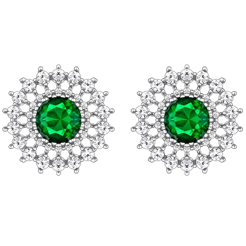 GIVA 925 Silver Zircon Emerald Sunshine Studs| Gifts for Girlfriend, Gifts for Women and Girls |With Certificate of Authenticity and 925 Stamp | 6 Month Warranty* (B0BBW85ZNY) Amazon Price History, Amazon Price Tracker