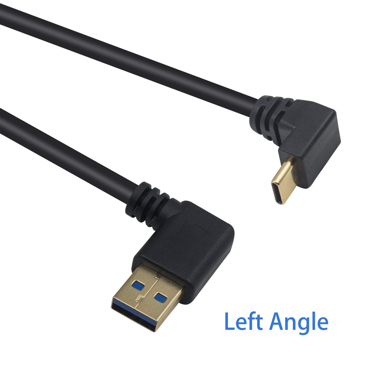 Amazon.co.jp: Duttek 両端L型USB Type C ケーブル, 25cm 金メッキ USB