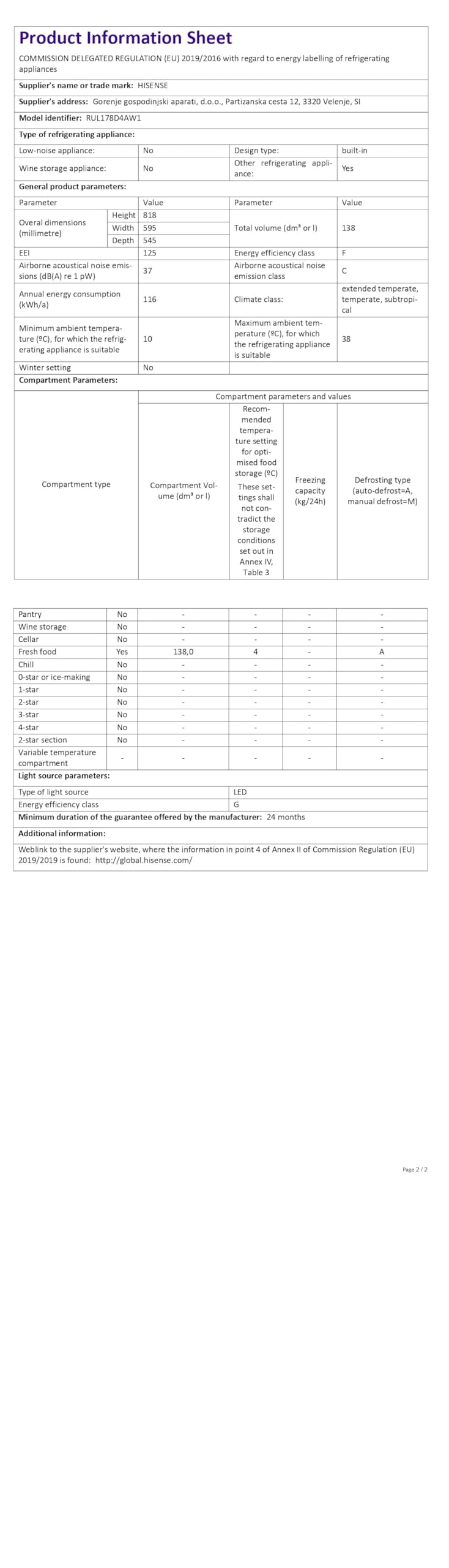 Indesit 146 Litre Integrated Under Counter Fridge Amazon.co.uk Large