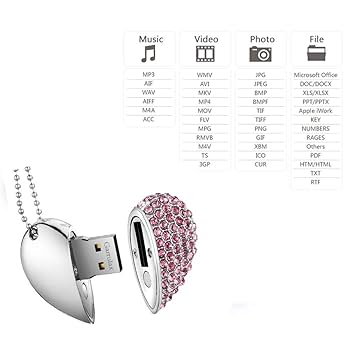 GARRULAX USB Flash Drive, 8GB / 16GB / 32GB USB 2.0 Updated Waterproof