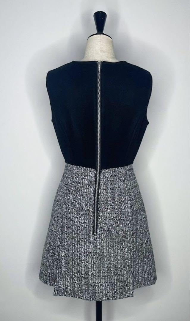 【sheller】シェリエ ウールツイードドッキングドレス sheller】シェリエ ウールツイードドッキングドレス 【公式通販】