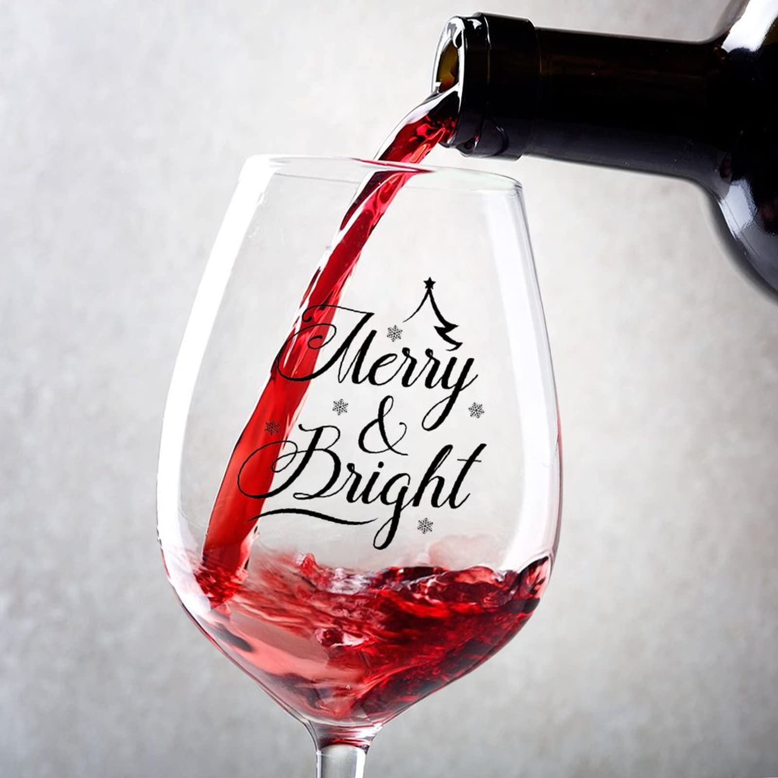 Verres à vin rouge lot de 2 chic : cadeau idéal de Saint-Valentin et anniversaires de mariage