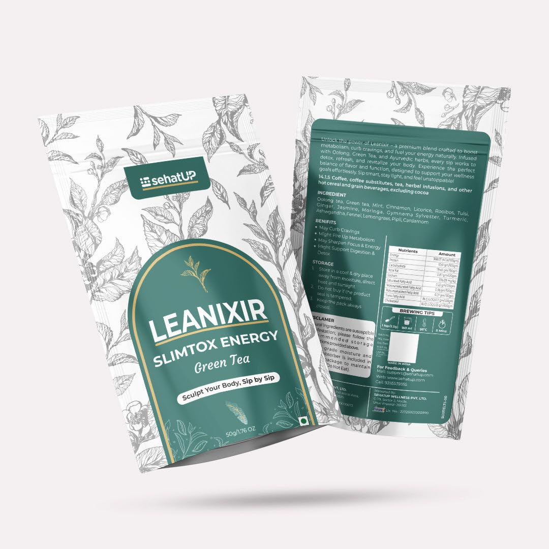 SehatUP LEANIXIR SLIMTOX ENERGY Green Tea for Weight Management