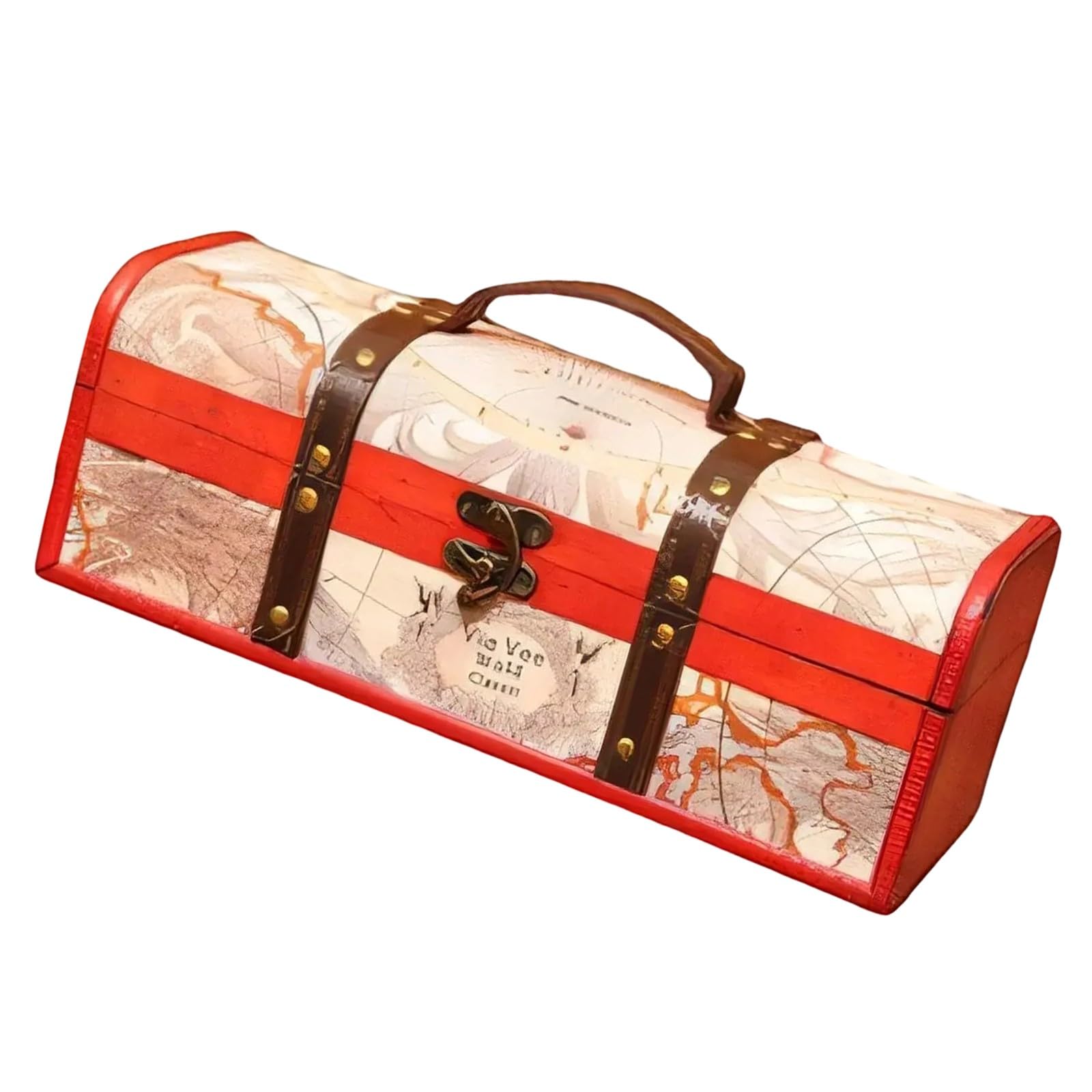 Oxxggkao Crate with Handcrafted Design Suitable for Wine Enthusiasts and Elegant Interior Styling Decorative Wine Display Case