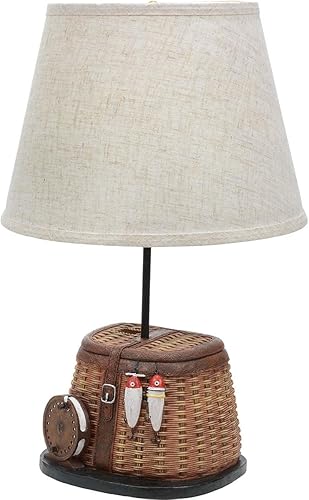 Vista 171 de BLACK FOREST DECOR Antler Lodge Uplight Lámpara - Lámpara rústica de Lodge con globo de vidrio sembrado