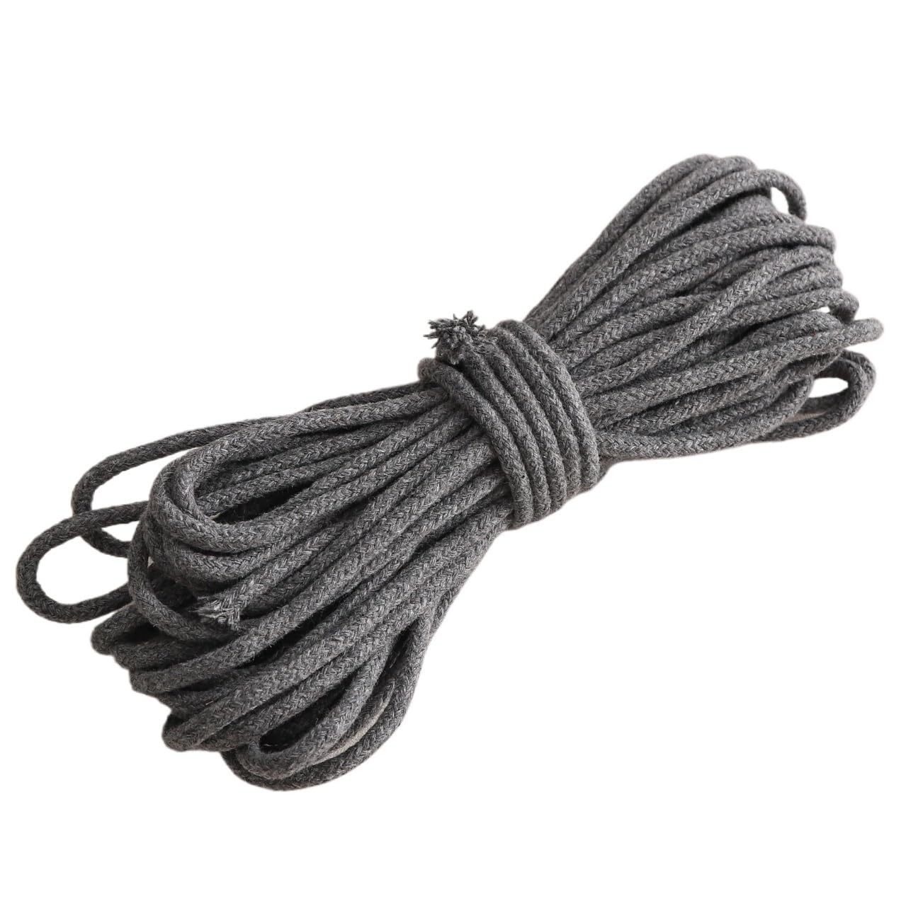 Cotton Macrame Cord 3.0mm 10m Braided Cotton Cord Multi-use Rope for DIY Tapestry Clothing Sewing Craft Projects Handicraft Home Supplies(Color9)