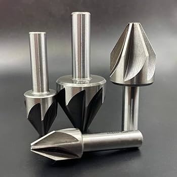 HRC 58 Carbide 60 90 120 Degree Chamfer End Mill For Steel