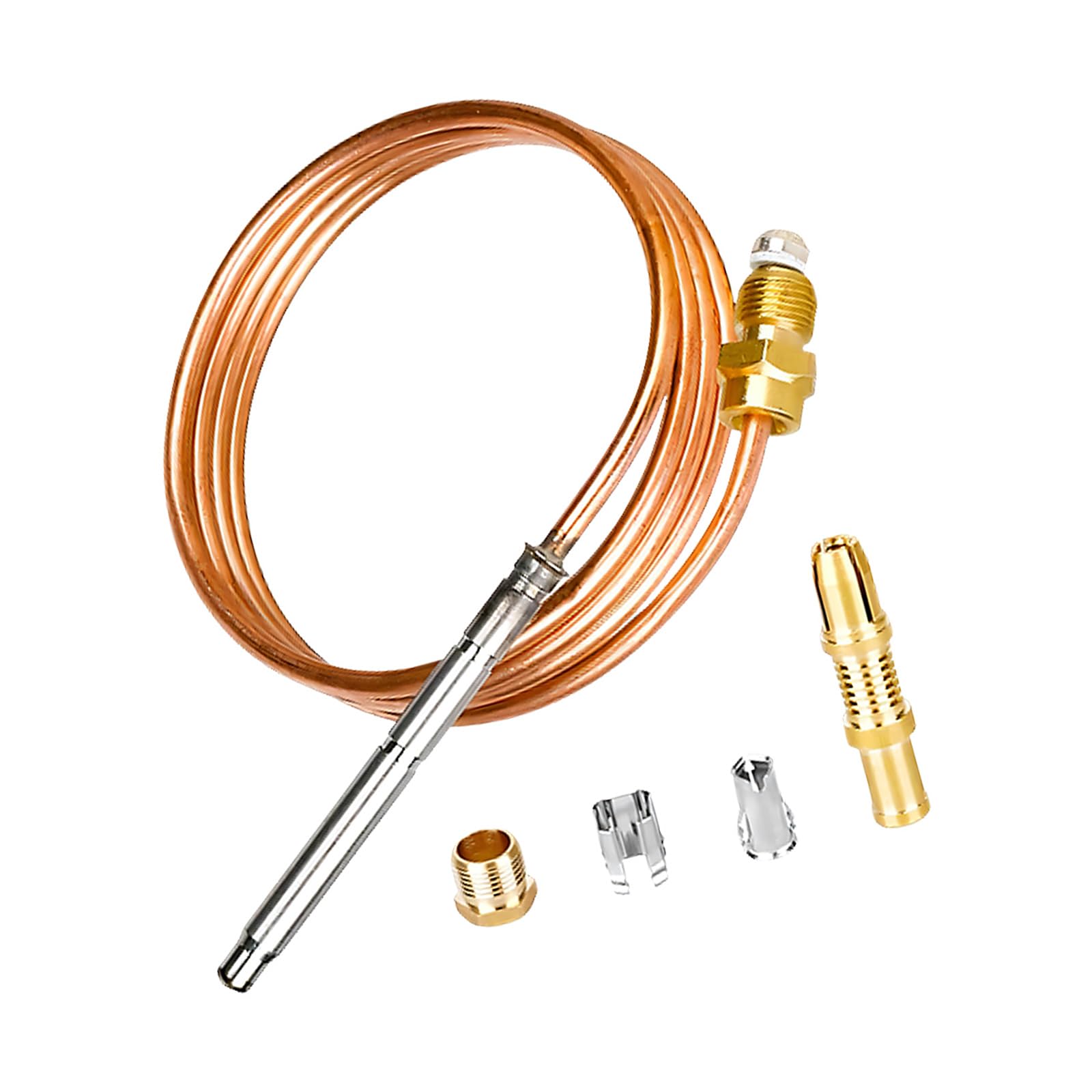 Heater Thermocouple with Accessories for Robertshaw 1980-036 80504-03 Replacement 36inch Thermostat Control Thermocouple Replacement