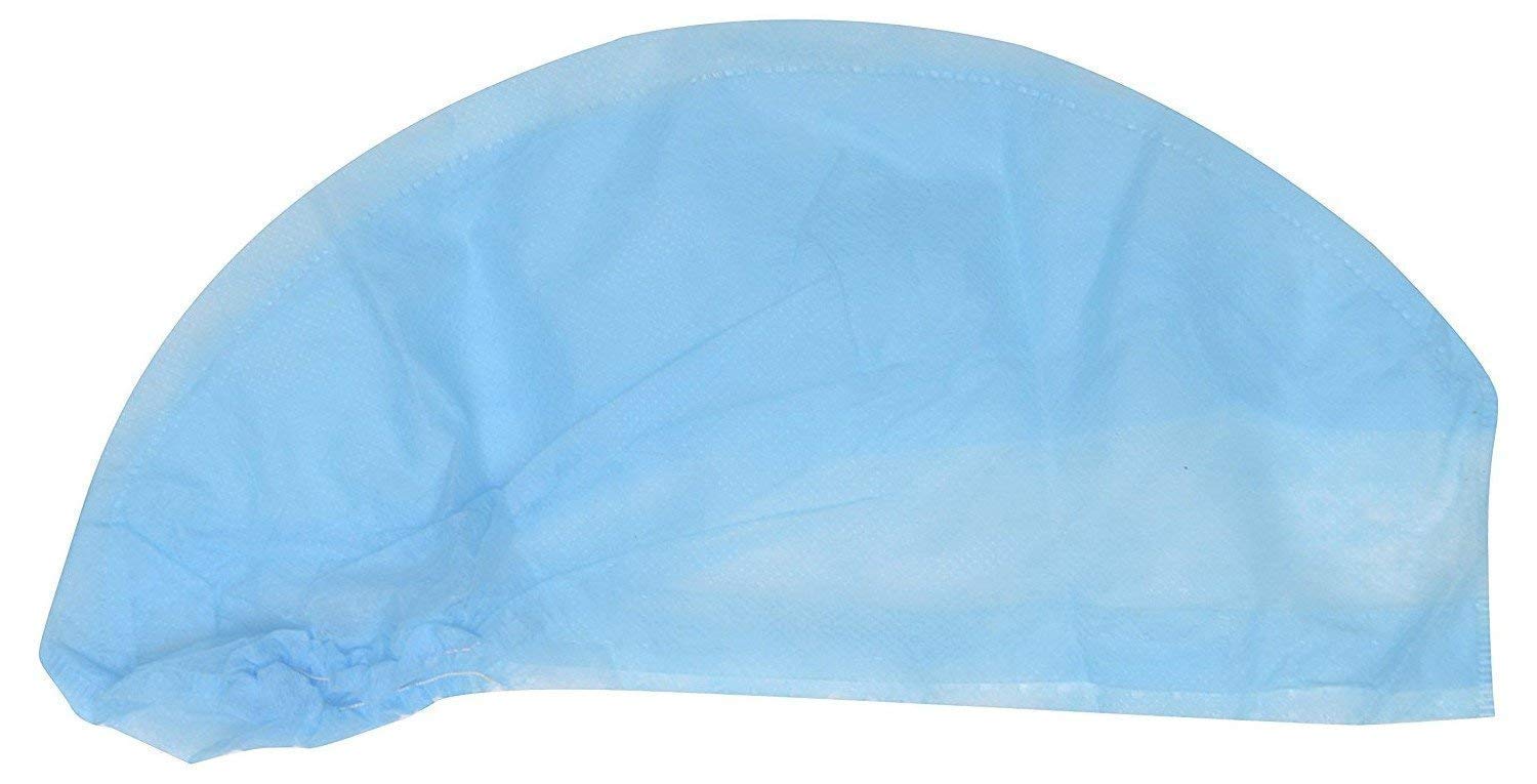 RXSHOPY� Disposable Surgeon Cap (Pack Of 100) (Blue)