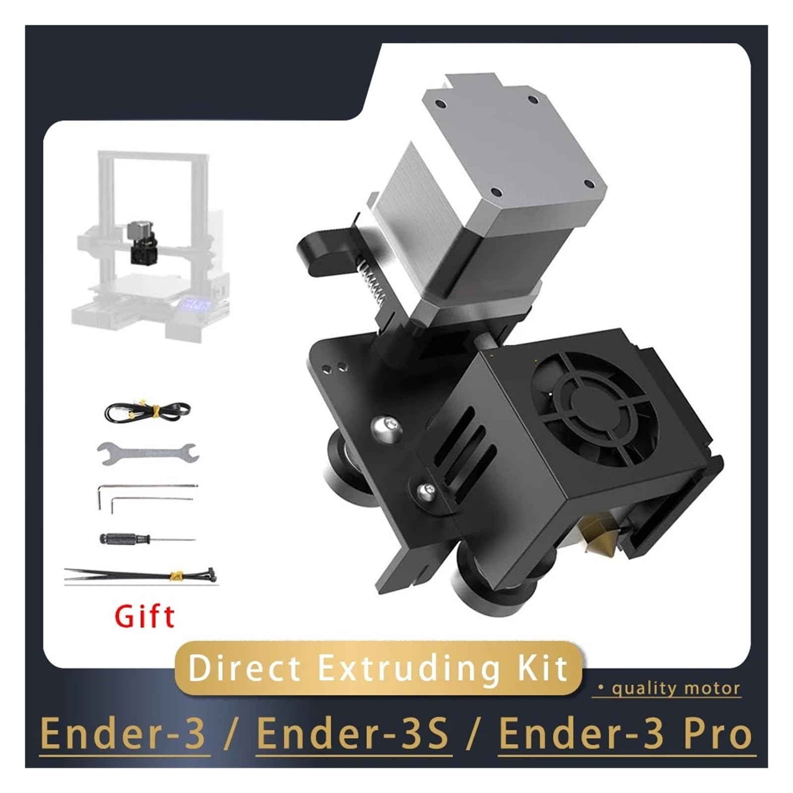 Compatible avec Creality, Ender-3 Direct Drive Extruder Kit