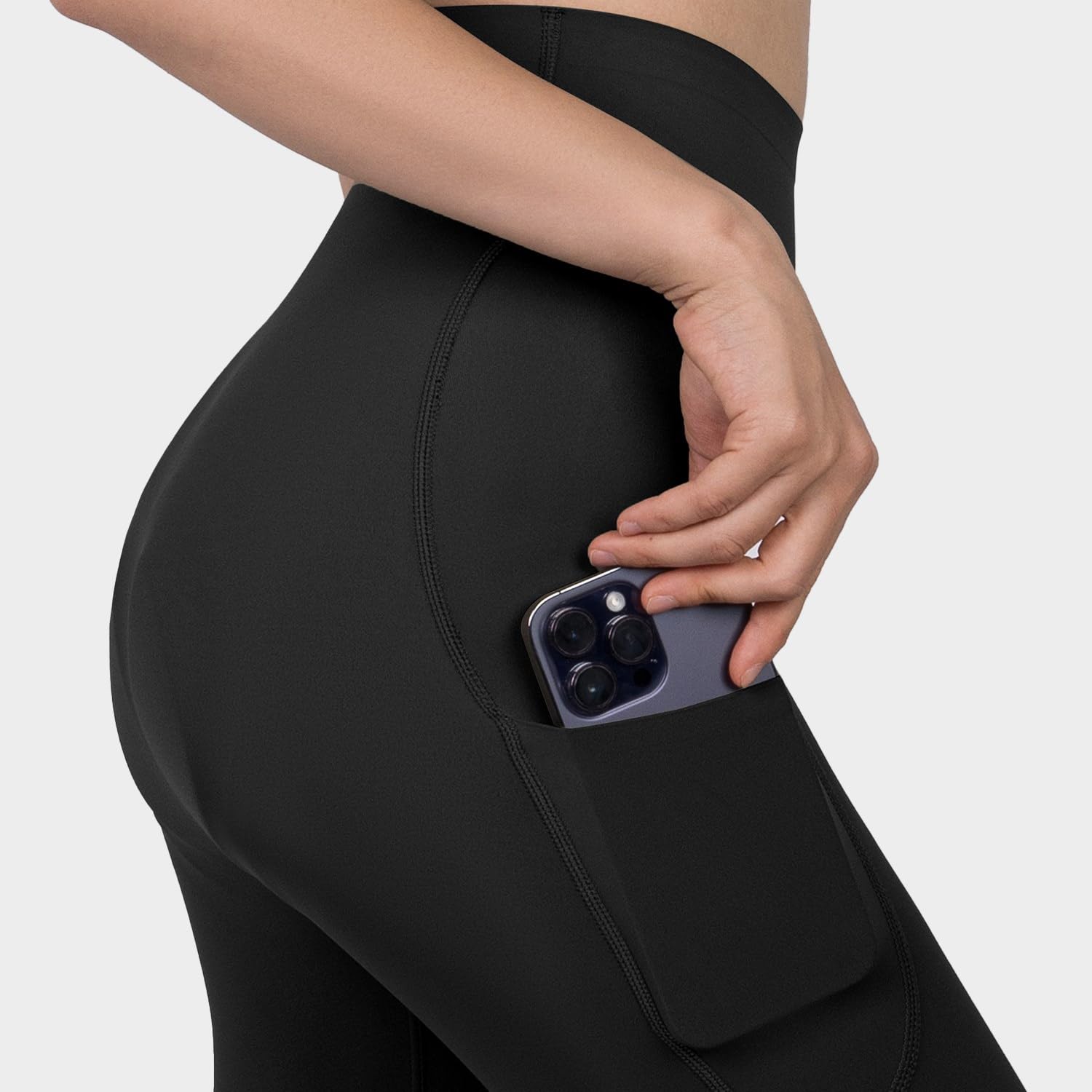 NUCKILY Pantaloni lunghi da ciclismo da donna, con imbottitura 4D, pantaloni da ciclismo a vita alta, per equitazione su strada su ghiaia