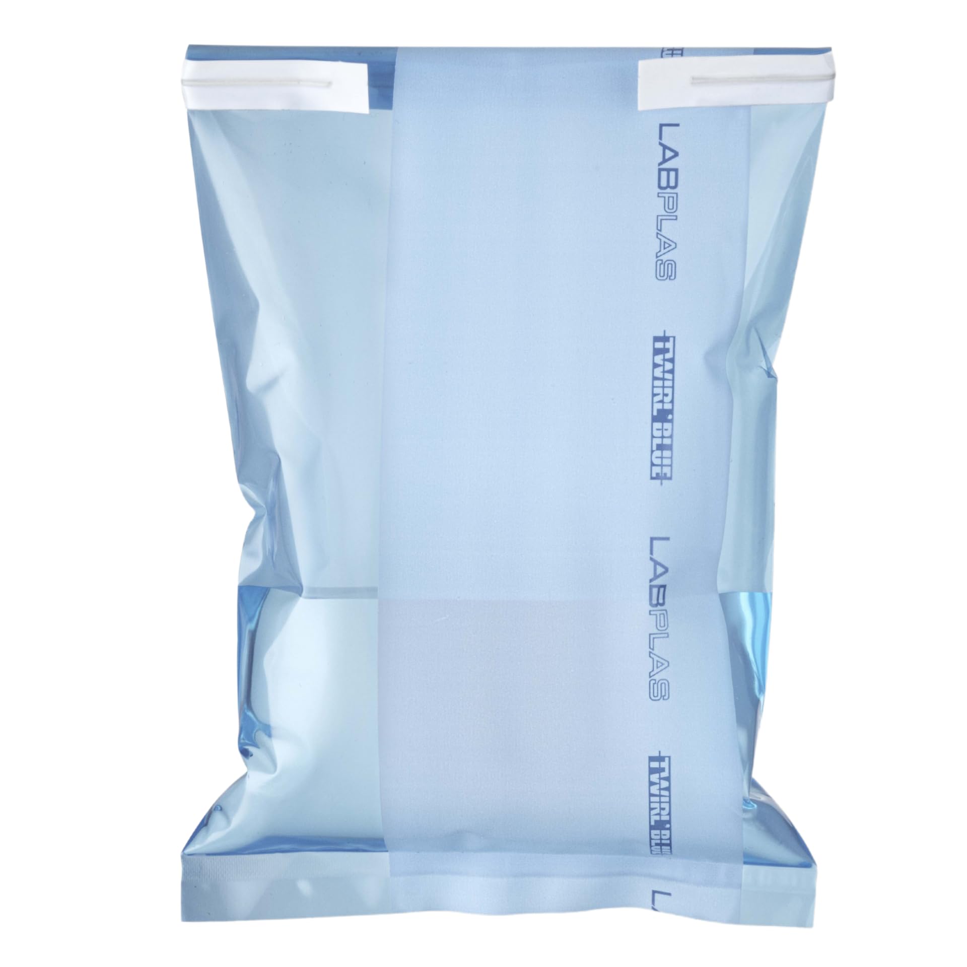 Sterile Lab Bags for Food Samples: Sealable, Leakproof and Airtight, Validated by Quality Control, Blue Color - LABPLAS EPR-7012-B-AM250 Twirl’Blue - 44 oz