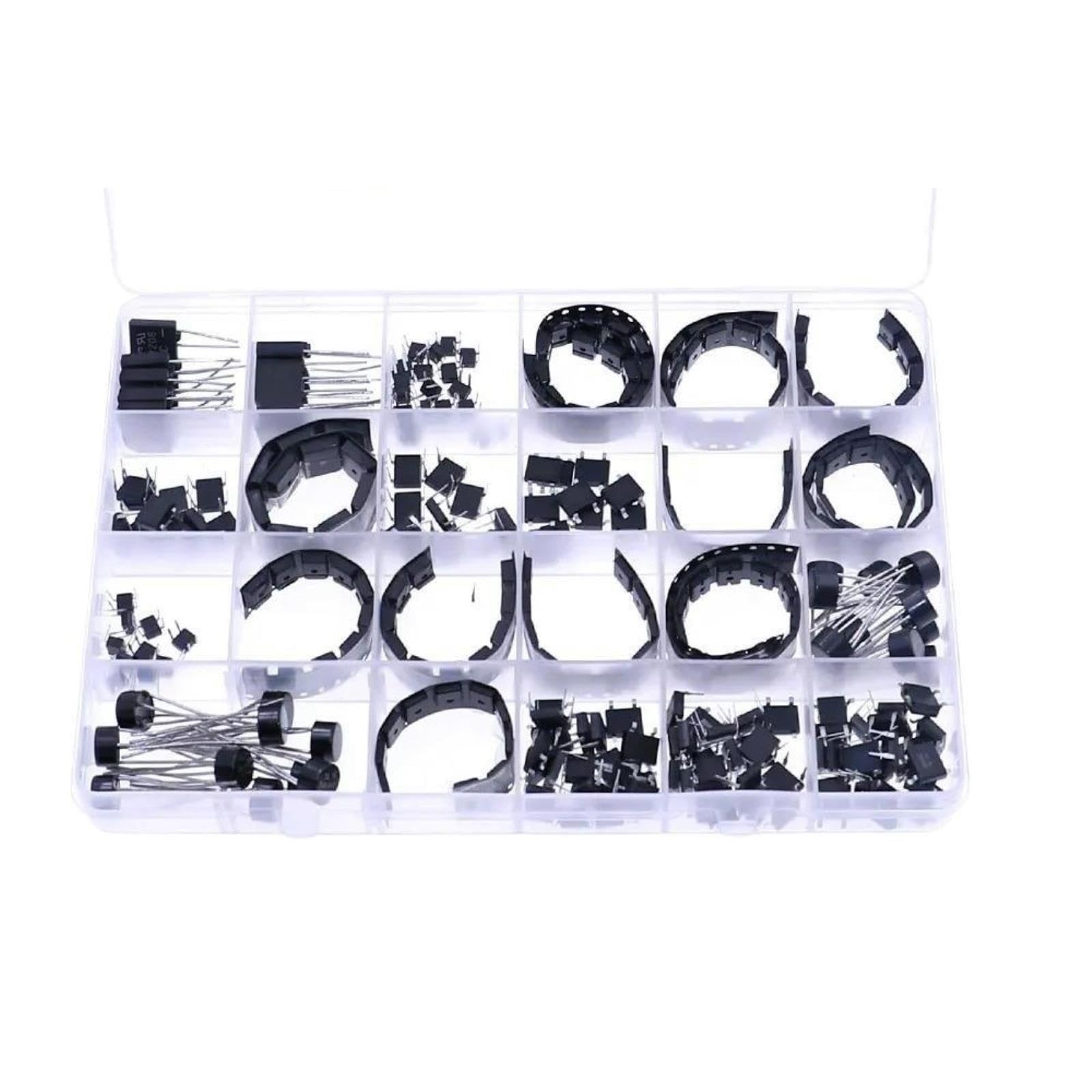 280 Pezzi, 27 Modelli: Kit Raddrizzatore A Ponte DB106, KBP206