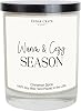 CEDAR CRATE MARKET - Fall Candles | Warm & Cozy Season Scented Candles | Cinnamon Spice with Cloves Nutmeg Sugar Notes | Autumn Scents for Women | Fall Home Decor Gifts | Bathroom Decor | Made in USA