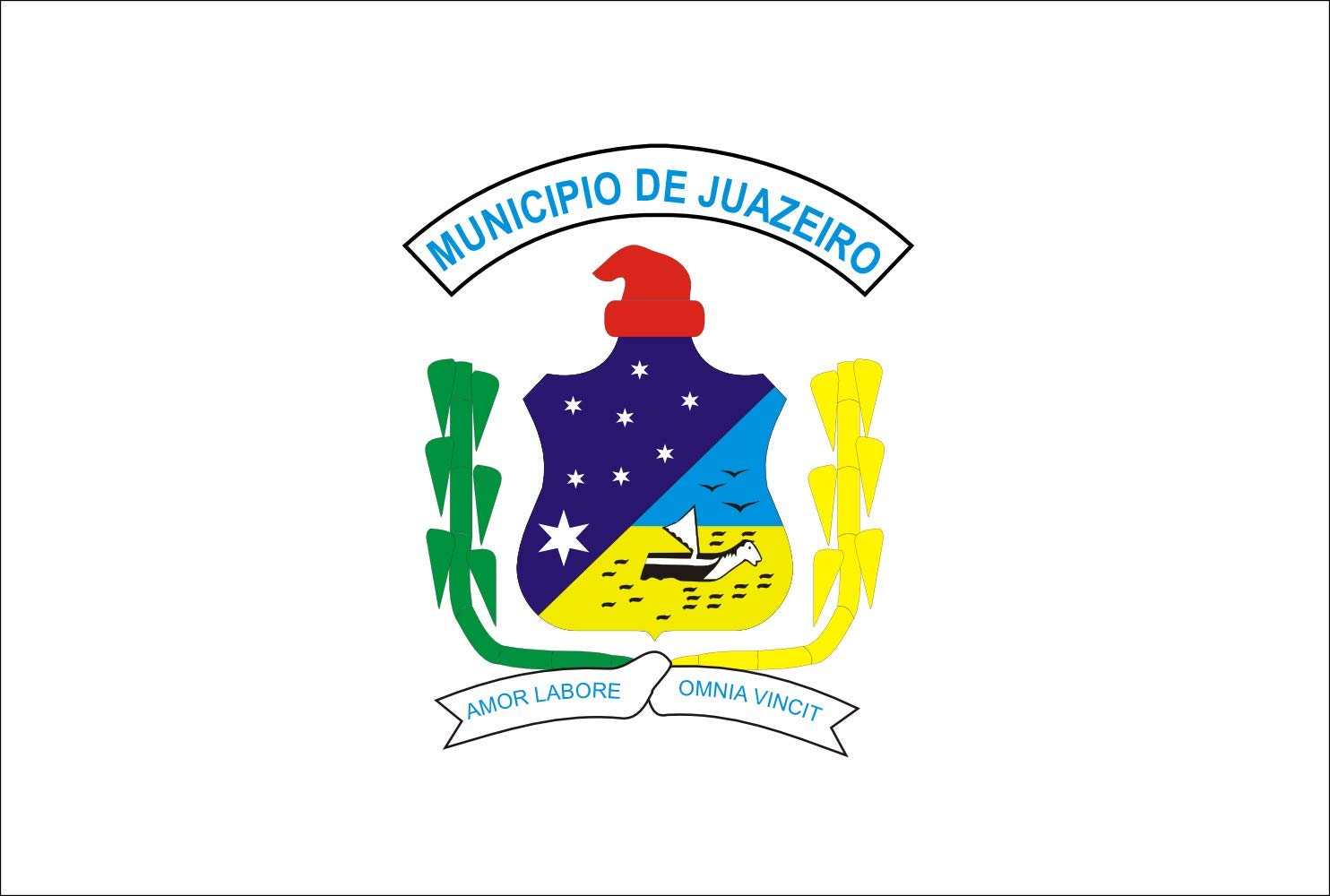Drapeau Juazeiro de la municipalité de Juazeiro BA de qualité supérieure