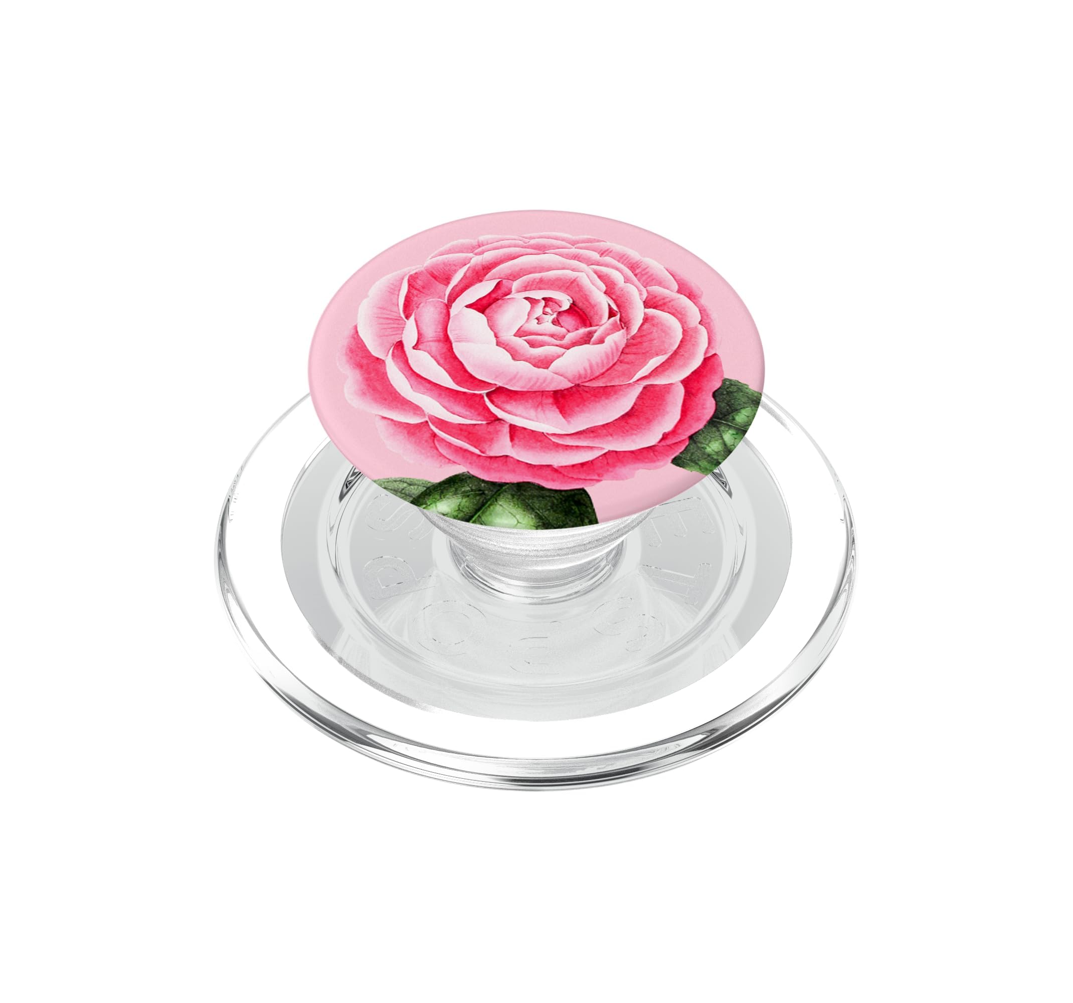 PopGrip para MagSafe Camelia Rosa con diseño botánico vintage 6
