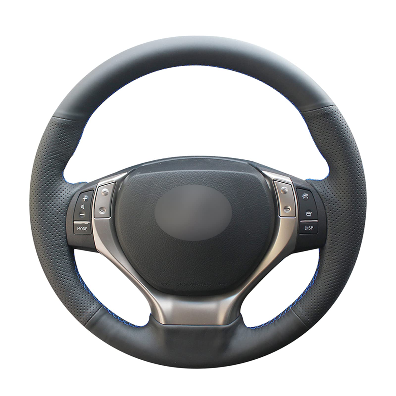 Car steering wheel cover microfiber leather steering wheel,Fit for Lexus ES250 ES300h GS250 GS300h RX270 RX350 black non-slip