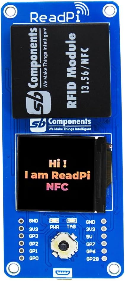sb components ReadPi - An RFID/NFC Reader Powered with Raspberry Pi Pico W (ReadPi NFC - 13.56MHz)