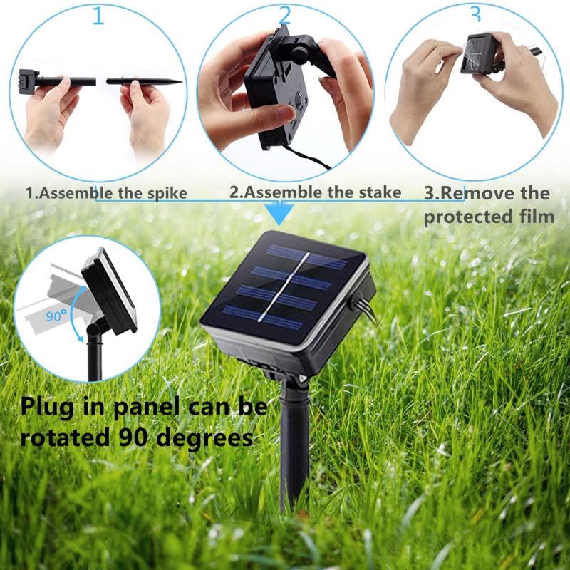 Oświetlenie solarne 5 m, 6,5 m, 9 m, 12 m, marokańska kula LED, łańcuch świetlny na zewnątrz, girlanda słoneczna, ogród, dom, dekoracja bożonarodzeniowa, latarnia