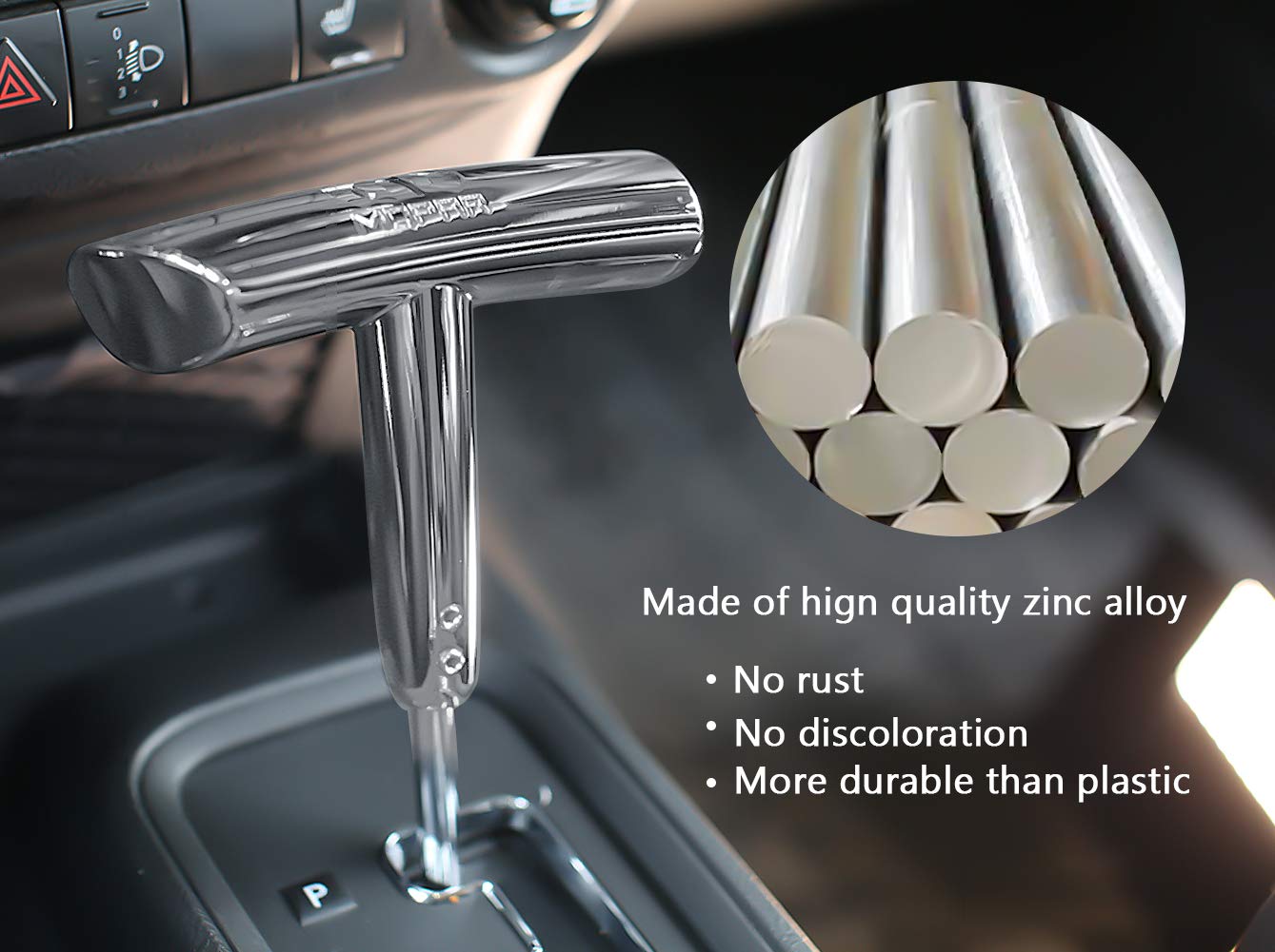 BESTAOO THandle Gear Shift Knob Handle for Jeep Wrangler JK 20122017