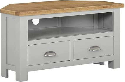 Light grey corner tv unit Clearance