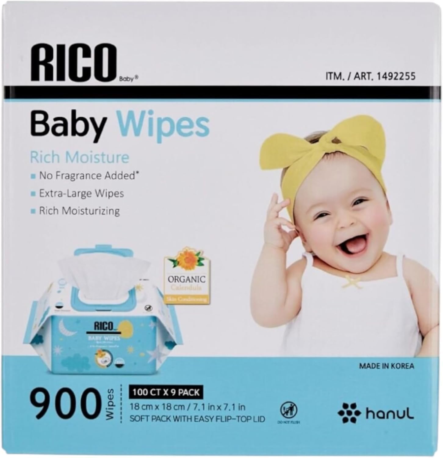 RICO Baby Wipes 9個入 カークランドおしりふき 9個入り 計2箱 Amazon.co.jp: リコ おしりふき rico コストコ お尻拭き RICO