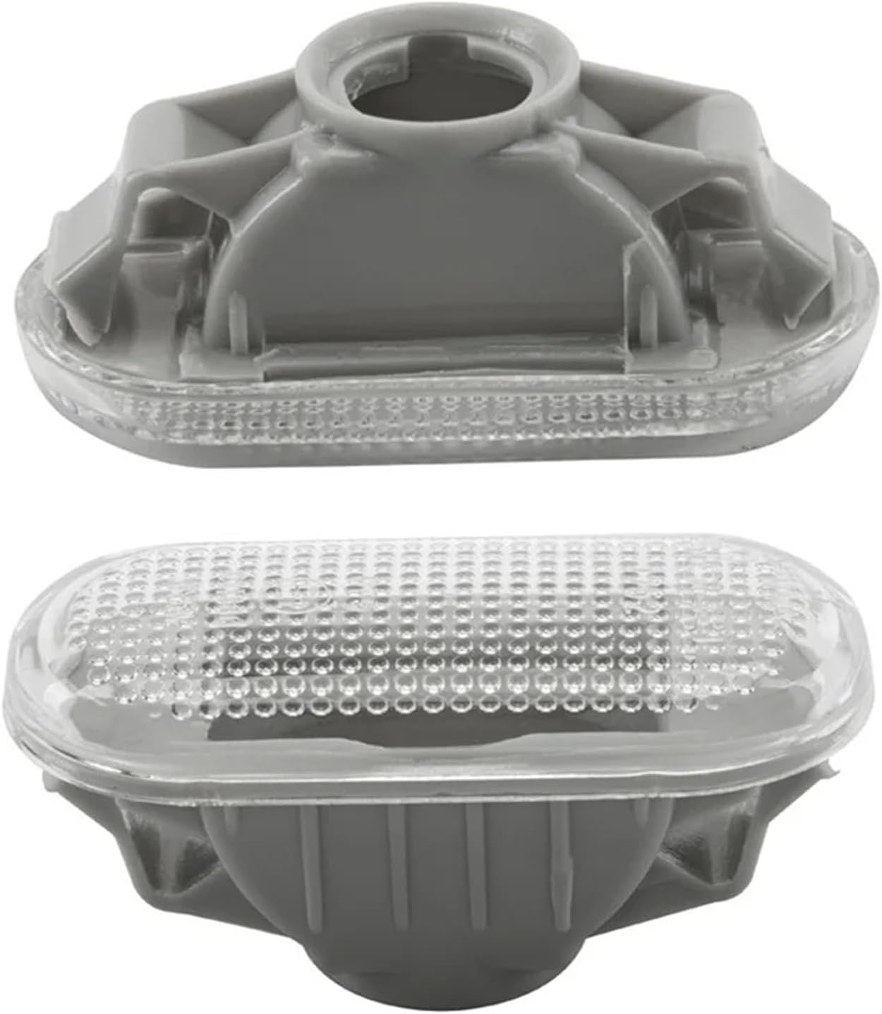 ミラーターンシグナルライト 車用サイドマーカーインジケーターターンシグナルライトランプシェルカバーレンズプラスチックホワイト ヴァー