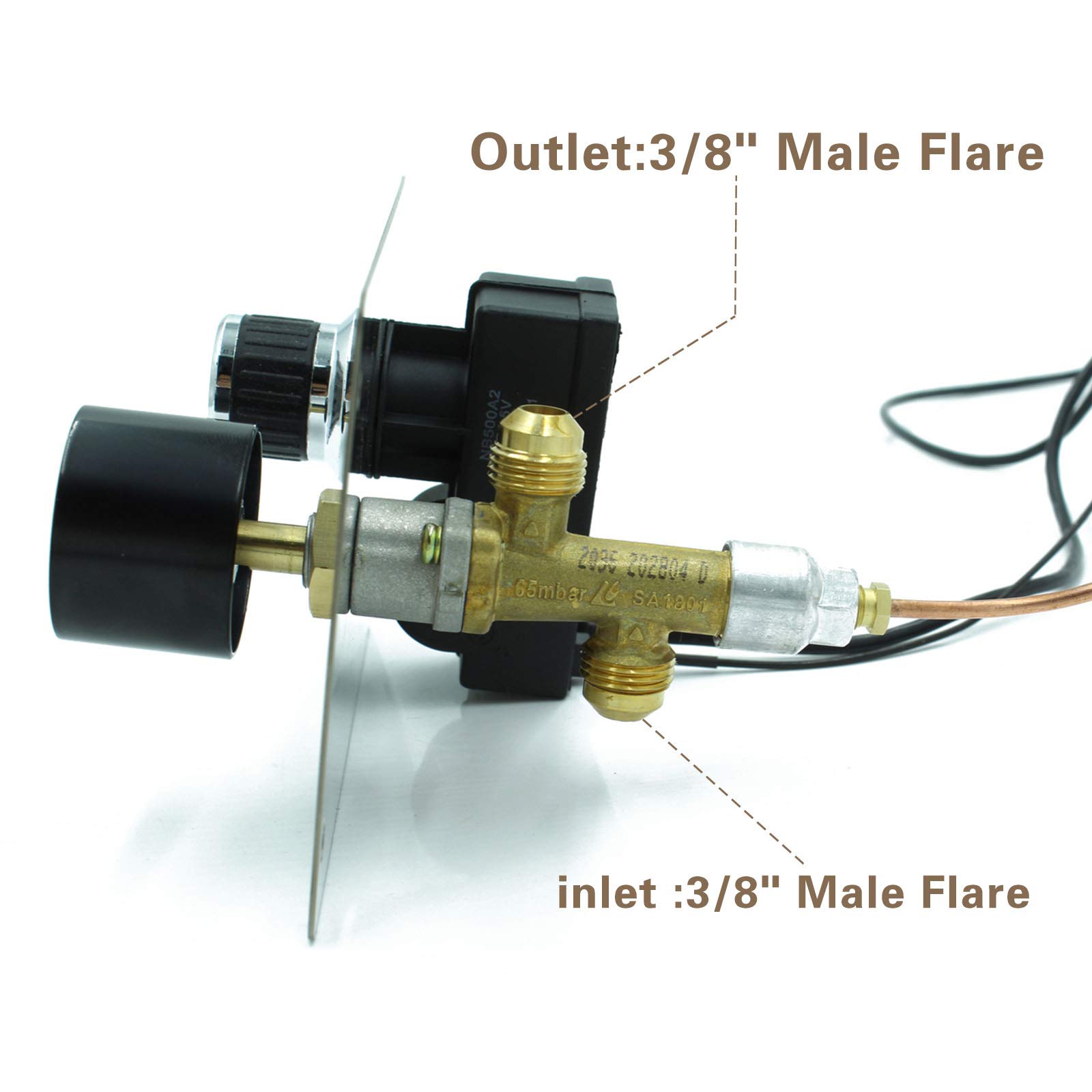 Buy MCAMPAS Fire Pit Gas Burner Flame Failure Safety Valve304