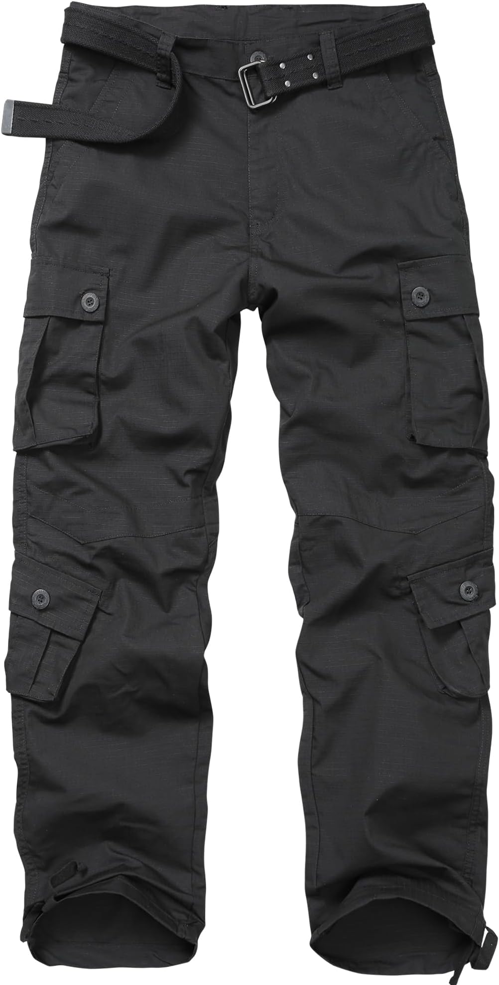 Big and Tall Mens Cargo Tactical Pant Lightweight Wild Army Military Outdoor Hiking Work Trousers with 8 Pockets-No Belt
